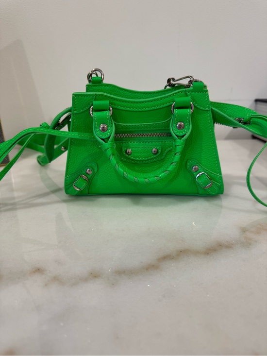 Balenciaga Handbags - Balenciaga Neon Green Neo City Bag